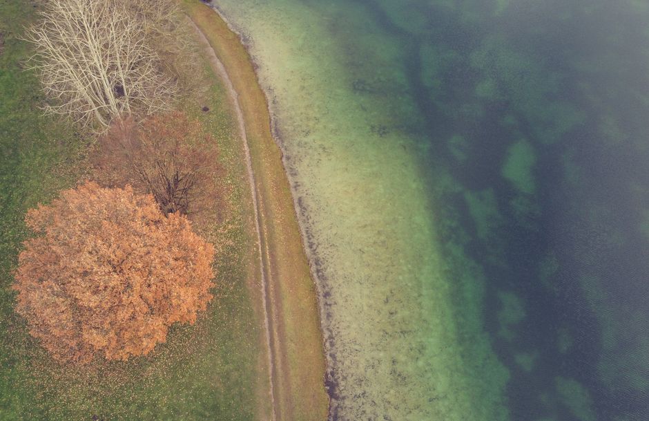 Rovinatá stezka podél Lipenského jezera
